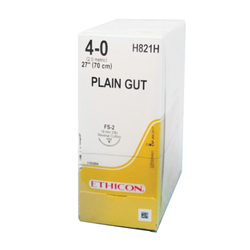 Ethicon Sutures. Plain Gut. H821H
