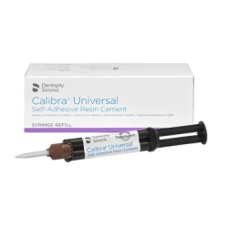 Calibra Universal Cement, 2 x 4.5g Syringes and 20 Mixing Tips, Translucent