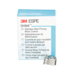 Unitek Stainless Steel Crowns Refills, First Primary Molars, 5/Pk, UR7  Upper Right Size 7