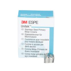 Unitek Stainless Steel Crowns Refills. Second Primary Molars, 5/Pk, LL4  Lower Right Size 4