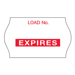 Comply Sterilization Load Label Red 12/Ca
