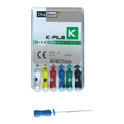 NiTi K-Files 25mm, 6/Box, #60