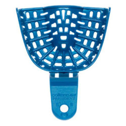 President Disposable Double Arch Impression Tray Perforated #5 12/Bag