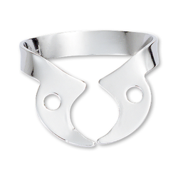 Gloss Finish Wingless Clamp #W3 - Flat Jawed, Small Molar, 1 pc