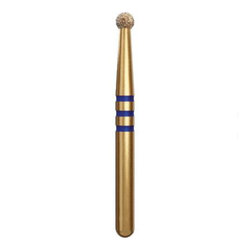 Alpen Z-Rex Zirconia Diamond Burs, FG, Medium, Round, Endodontic Access, # 801Z, 5/Pack