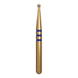 Alpen Z-Rex Zirconia Diamond Burs, FG, Medium, Round, Endodontic Access, # 801Z, 5/Pack