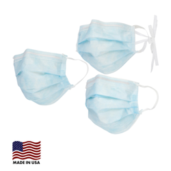 CoolOne, Ear Loop Masks, 7in, Magic Arch, 4 Side Sonic Weld Blue, 50/bx