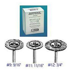 Abbott-Robinson Polishing Bristle Brushes #11 Standard Stiff 12/Pack