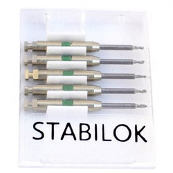 Stabilok Drill, Stainless Steel, Green .027' Single Pin Drill, 5/Pack