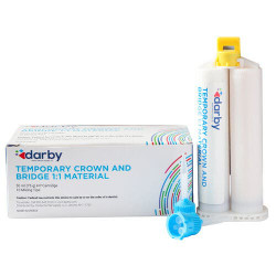 Temporary Crown and Bridge Material 1:1, 1:1 Ratio, 50ml and 10 tips, A2