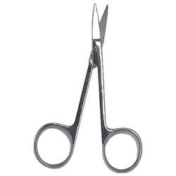 Scissors, Iris Curved, 4 1/2"