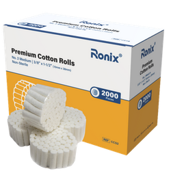 Premium Cotton Rolls, No. 2, 2000/Box