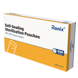Self-Sealing Sterilization Pouches, 7.5" x 13", 200/Box