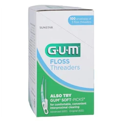 GUM Eez-Thru Floss Threader 5/Envelope 100/Pk