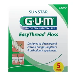 GUM EasyThread Floss Threader Sample Pack 5/Package 100/Bx