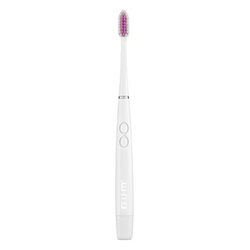 GUM Sonic Battery Power Toothbrush White 4/Pk