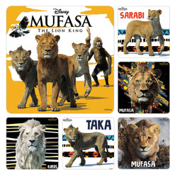 Kids Stickers Mufasa: The Lion King 100/Box