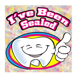 Kids Stickers I'Ve Been Sealed 100/Box