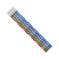 Kids Coloring 7.5" Sparkle Tooth Pencil Assorted 48/Box