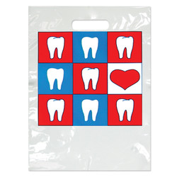 Plastic Bags Small Teeth/Heart 100/Box