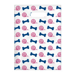 Plastic Bags Scatter Print Bone Ball Of Yarn 100/Box