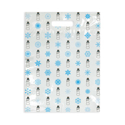 Plastic Bags Winter Scatter 100/Box