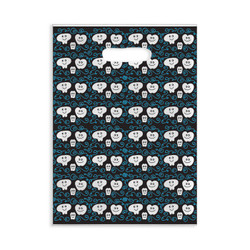 Plastic Bags Smiling Teeth Scatter 100/Box