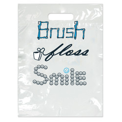 Plastic Bags Large Brush/Floss Smile 100/Box