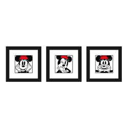 Wall art Minnie Mouse 3/Box
