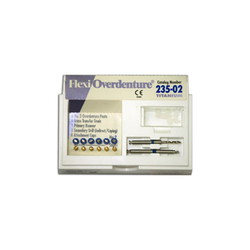 Flexi-Overdenture Titanium Refills-Blue/Size 2