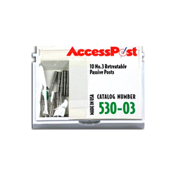 Size 3 Stainless Steel AccessPost Refill Pack of 10