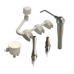 Flight Under Cabinet Mounted Vacuum Accessory Kit (SE, Syringe, HVE)