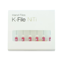 Stainless Steel H Hand Files, Assorted Size # 15-40, Length 25 mm, 6/Pack