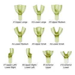 Disposable Impression Trays #10 Anterior Lower 12/Pack