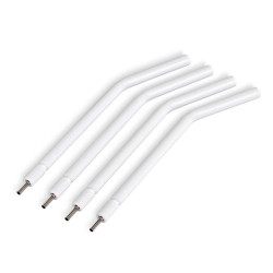 Quick Tip Air Water Syringe Tips White With Metal Core 100/Pack