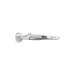 Francis Chalazion Forceps, 3-7/8, Fenestrated Jaw