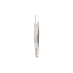 Von Graefe Iris Forceps, 2-7/8, Straight, 1X2 Teeth