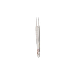 Mcpherson Micro Corneal Forceps, 3-1/2, Angled