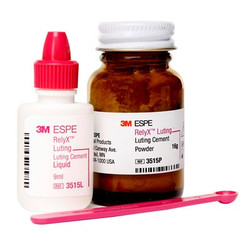 3M RelyX Luting Kit EXPORT PACKAGE - Hybrid Glass Ionomer Cement, Fast Set - powder and liquid.