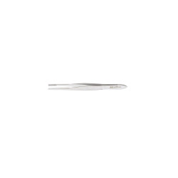 Depilatory Forceps 5-1/4, Serrated, Flat Square Tips
