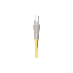 Adson Tissue FCPS 4-3/4, TC, 1X2Teeth, Tying Platform