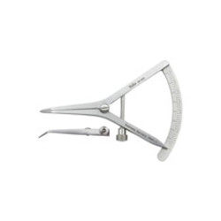 Caliper, Castroviejo, 0-40mm, Short Angled