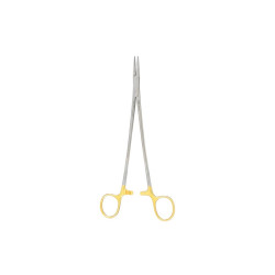 Julian Needle Holder, 8-1/4, TC, Straight, SERR Jaws
