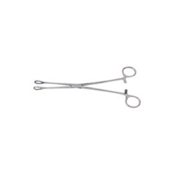 Foerster Sponge Forceps, 9-3/4, Straight, Serrated