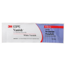 Vanish 50 Pack, Cherry Flavor. 5% Sodium Fluoride White Varnish with TCP