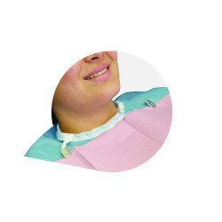 Plastic Bibs, 27x44 Blue