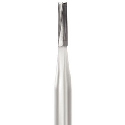 Beavers FG #57 straight fissure plain Carbide Bur, clinic pack of 100 burs