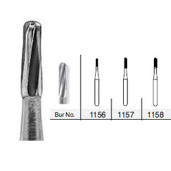 Beavers/Jet FG #1157 Straight Dome Plain Carbide Bur, clinic pack of 100 burs