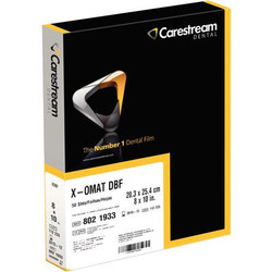 X-Omat DBF 8' x 10' Cephalometric and TMJ X-Ray film 50/Box. X-Omat Dental Blue