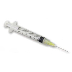 MARK3 Endo Irrigation Kit 27ga. 3cc, Yellow. Contains 100 X 3 cc luer-lock endo